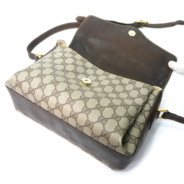 OLD Gucci　３層式ミニシェリー斜めがけショルダー（茶）