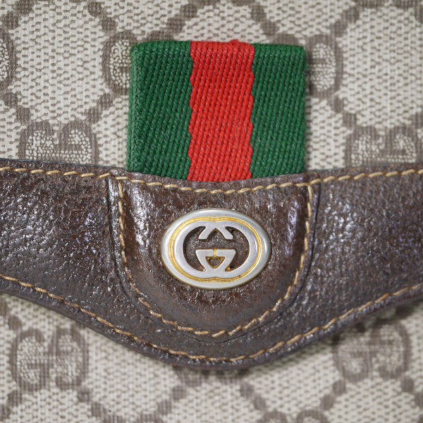 OLD Gucci　３層式ミニシェリー斜めがけショルダー（茶）