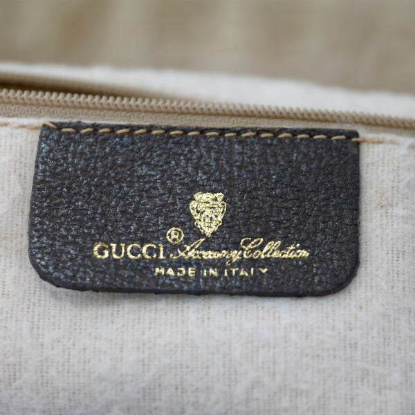 OLD Gucci　３層式ミニシェリー斜めがけショルダー（茶）