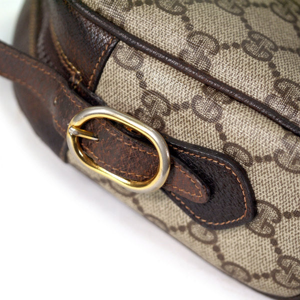 OLD Gucci　カマボコ型シェリー2WAYバッグ（茶）