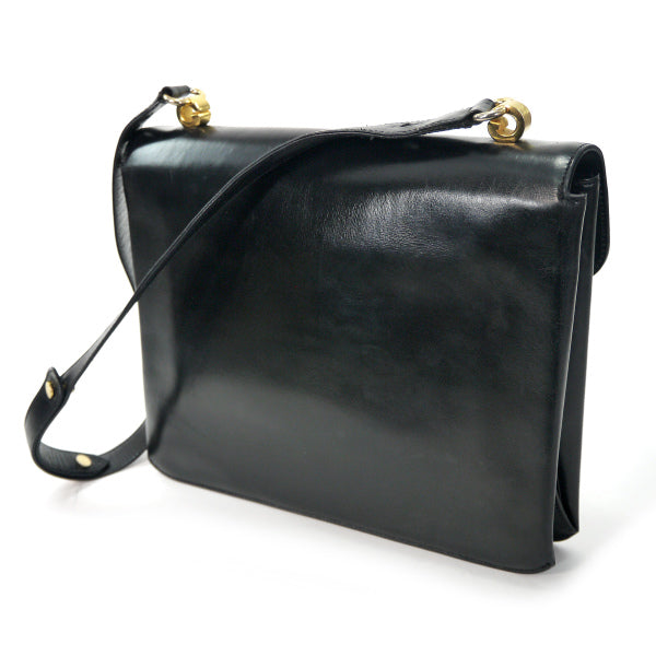 OLD Gucci 総革GGマーク2WAYショルダーバッグ（黒）