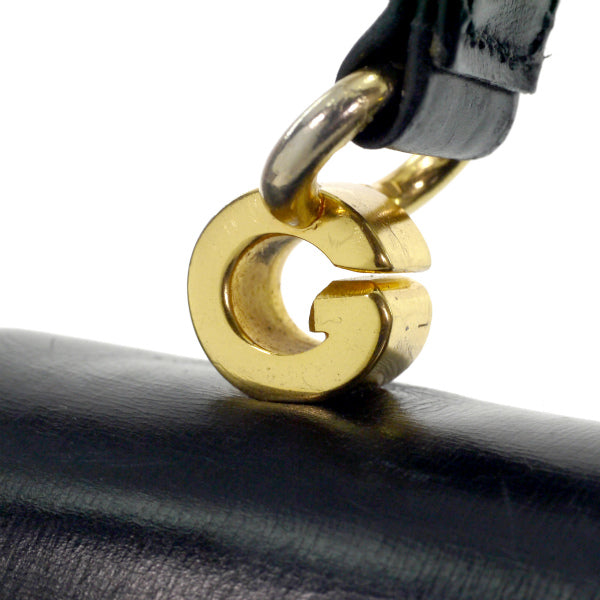 OLD Gucci 総革GGマーク2WAYショルダーバッグ（黒）