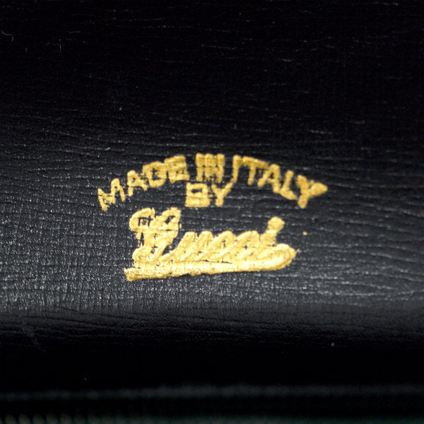 OLD Gucci 総革GGマーク2WAYショルダーバッグ（黒）