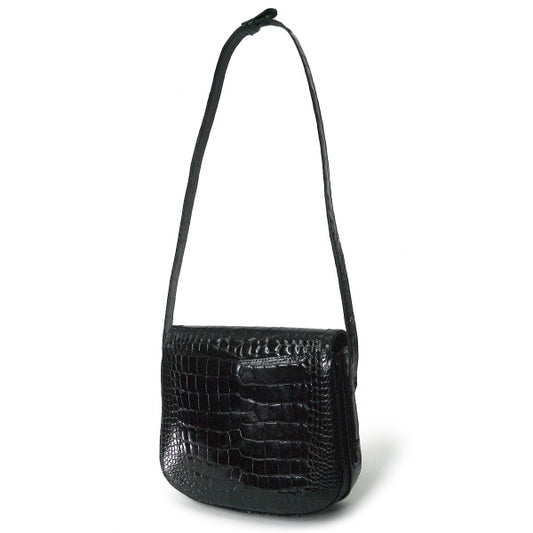 OLD Gucci　最高級クロコダイル 2WAYショルダー（黒）