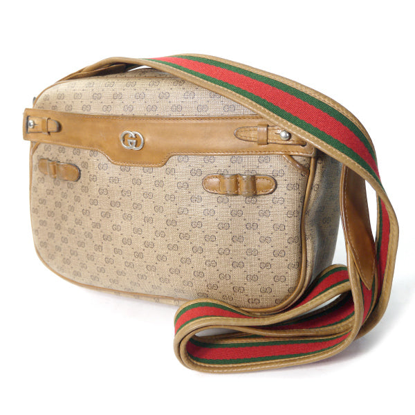 OLD Gucci マイクロGGシェリー ゴルフバッグ（キャメル）