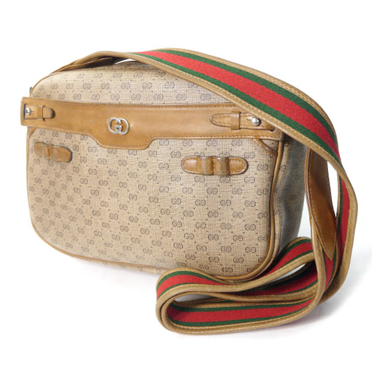 OLD Gucci マイクロGGシェリー ゴルフバッグ（キャメル）