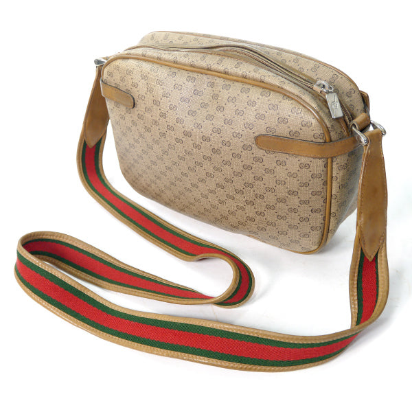 OLD Gucci マイクロGGシェリー ゴルフバッグ（キャメル）