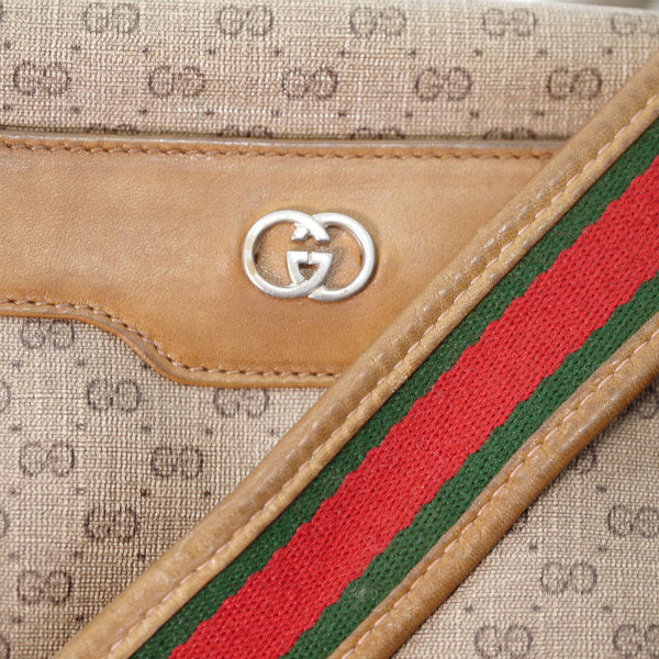 OLD Gucci マイクロGGシェリー ゴルフバッグ（キャメル）