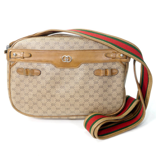 OLD Gucci マイクロGGシェリー ゴルフバッグ（キャメル）