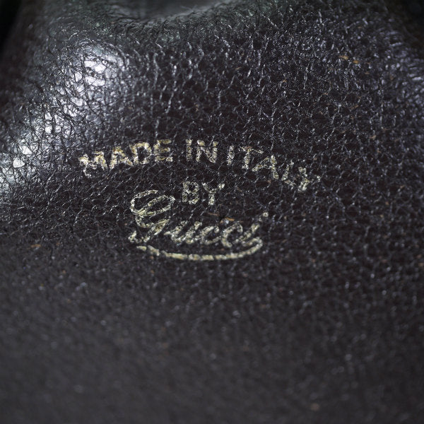 OLD Gucci 2パターン 流れ星柄ショルダー（茶）