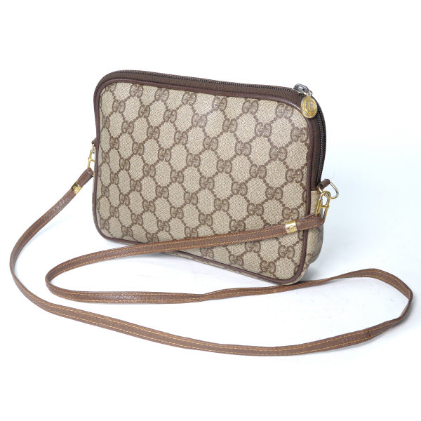OLD Gucci　GG柄2WAYミニバッグ（茶）
