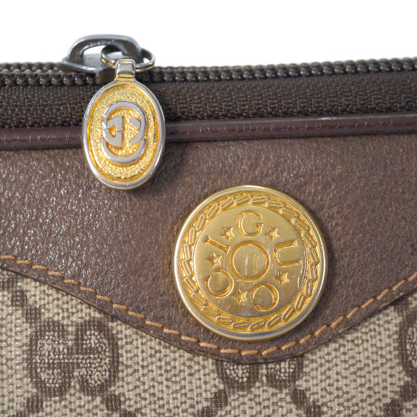 OLD Gucci　GG柄2WAYミニバッグ（茶）
