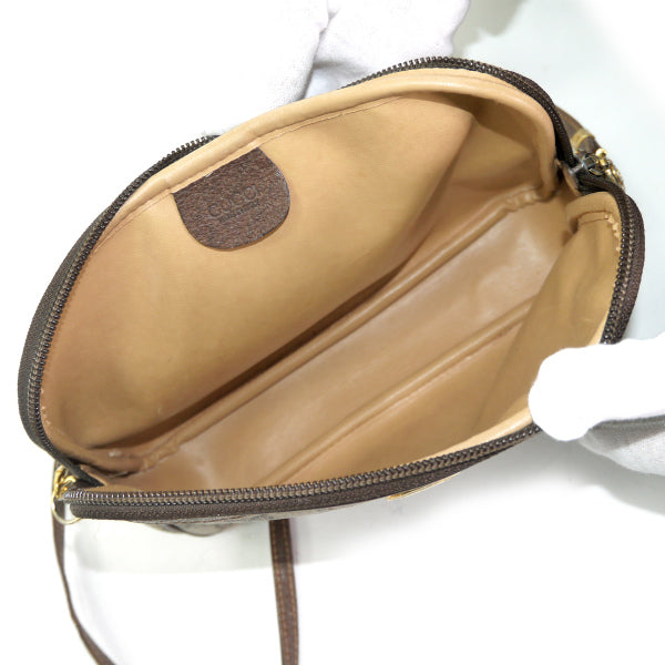 OLD Gucci　GG柄2WAYミニバッグ（茶）