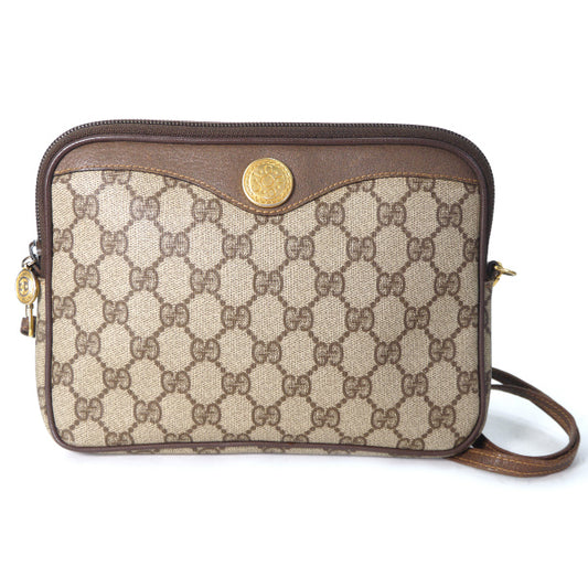 OLD Gucci　GG柄2WAYミニバッグ（茶）