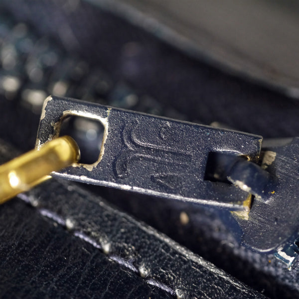 OLD Gucci　総革レアG金具2WAYショルダー（濃紺）