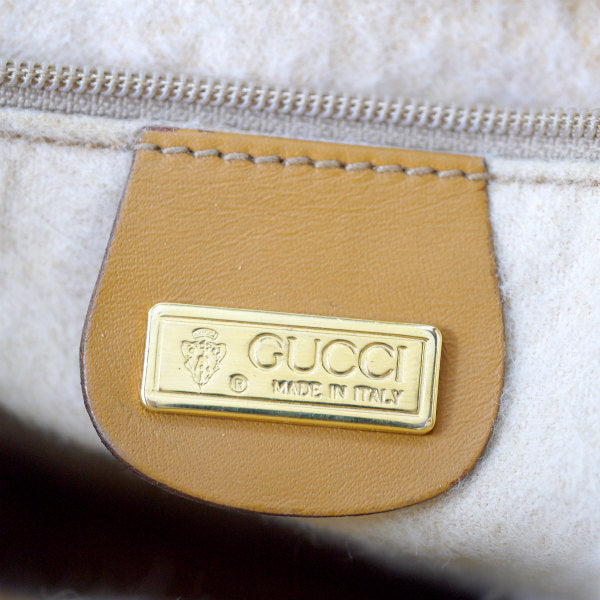OLD Gucci マイクロGGシェリーショルダー（キャメル）