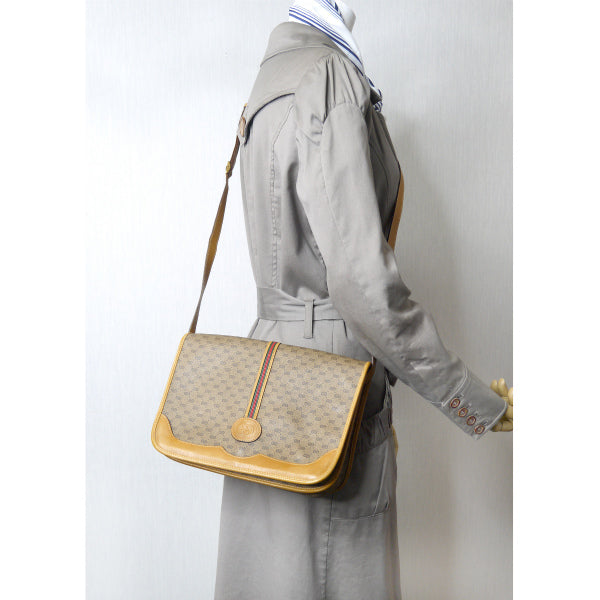 OLD Gucci マイクロGGシェリーショルダー（キャメル）