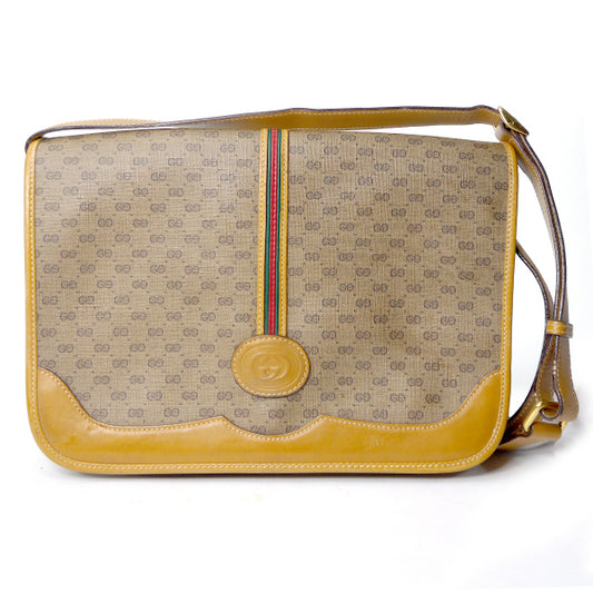 OLD Gucci マイクロGGシェリーショルダー（キャメル）