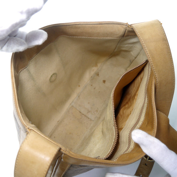 OLD Gucci 80sブーツマーク金具マイクロGGショルダー（キャメル）