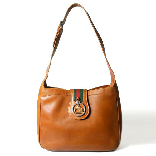OLD Gucci　キャメル激レア　ショルダーバッグ