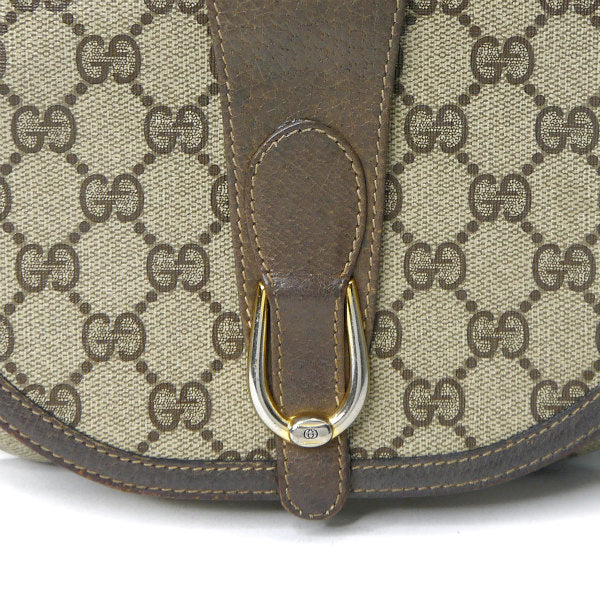 OLD Gucci　GG柄3層ポシェット（茶）