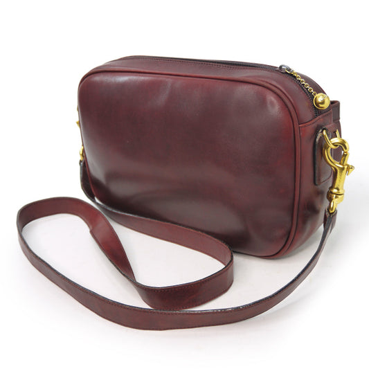 OLD Gucci 総革2WAY横長ショルダー（ボルドー）