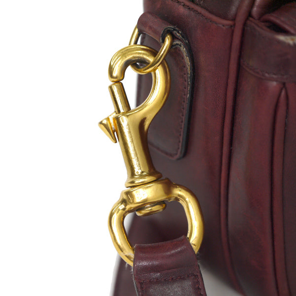 OLD Gucci 総革2WAY横長ショルダー（ボルドー）