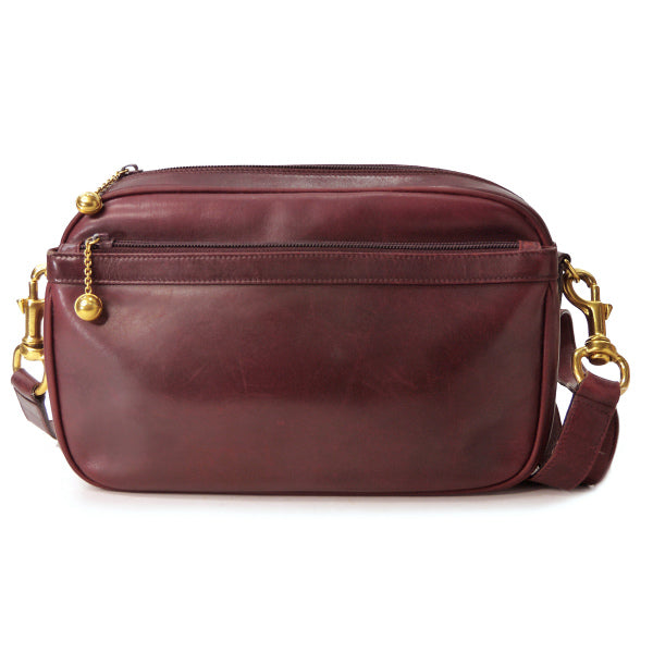 OLD Gucci 総革2WAY横長ショルダー（ボルドー）