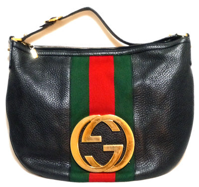 OLD Gucci　ビックＧワンショルダー黒