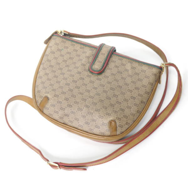 OLD Gucci マイクロGGシェリーショルダー（キャメル）