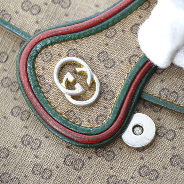 OLD Gucci マイクロGGシェリーショルダー（キャメル）