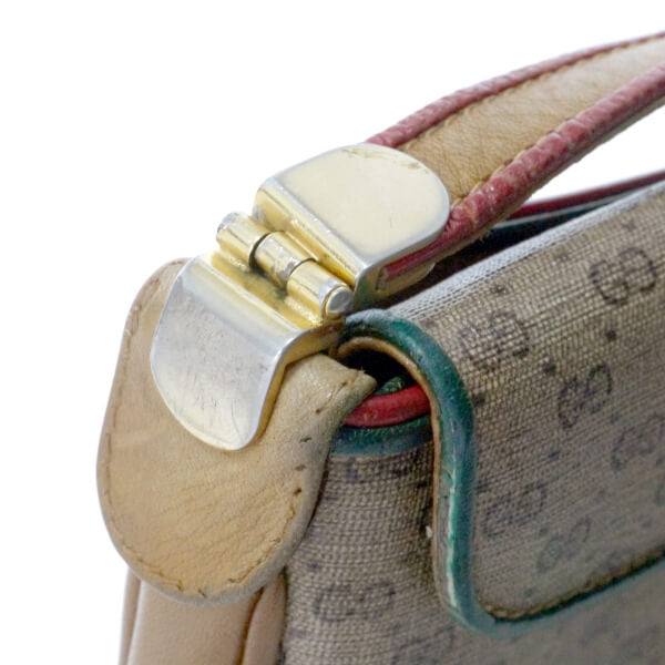 OLD Gucci マイクロGGシェリーショルダー（キャメル）