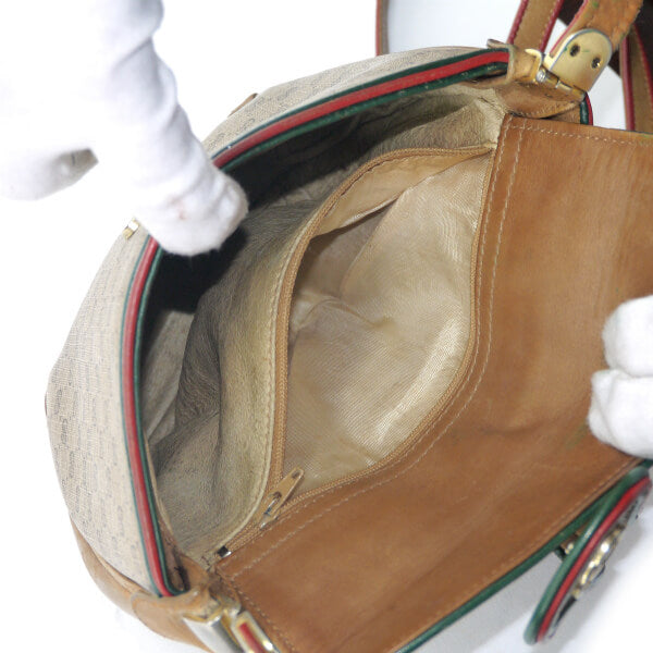 OLD Gucci マイクロGGシェリーショルダー（キャメル）