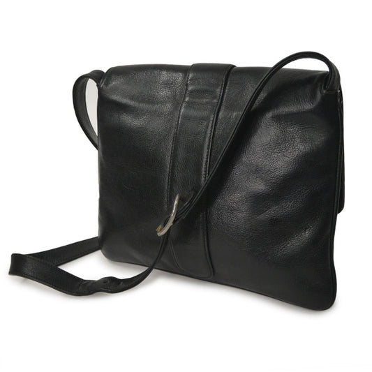 OLD Gucci　総革ビッグGG金具スクエアショルダー（黒）