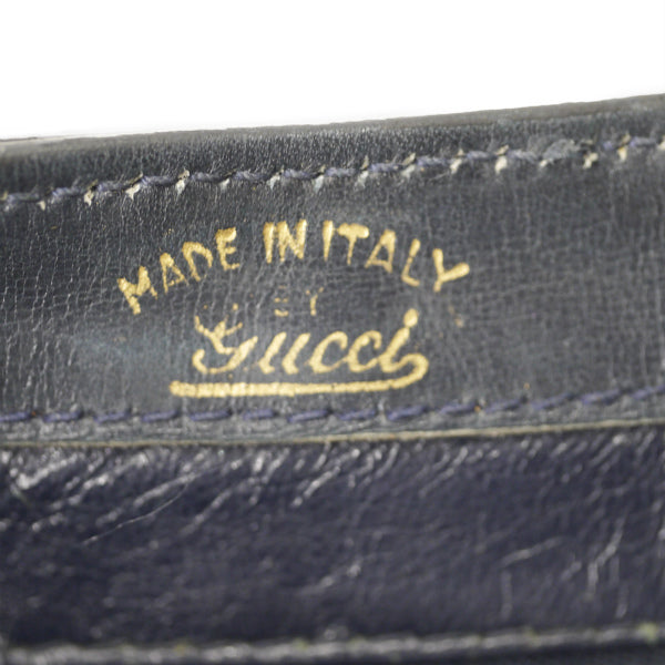 OLD Gucci 激レア!!ブーツマーク金具ショルダー（青/薄ピンク）