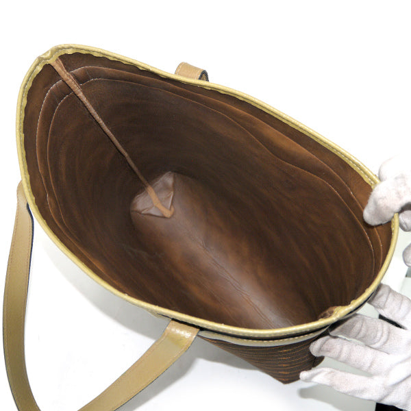 OLD Gucci 激レア!!流れ星柄トートバッグ（茶）