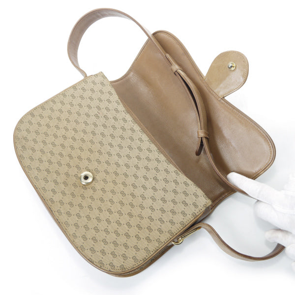 OLD Gucci　1973マイクロGGジャガード2WAYショルダー（ベージュ）