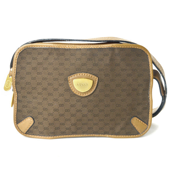 OLD Gucci マイクロGG カメラショルダー（茶）