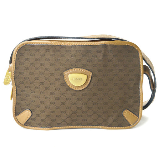 OLD Gucci マイクロGG カメラショルダー（茶）