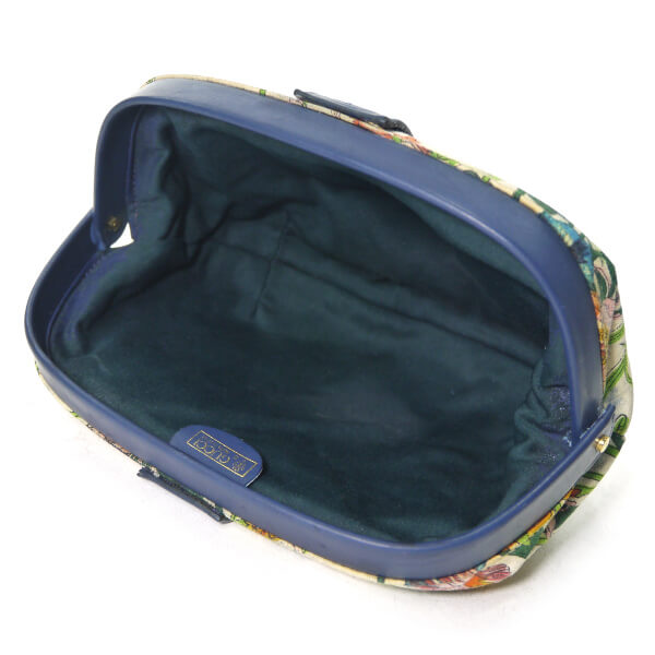 OLD Gucci フローラ コスメドクターズポーチ（紺）