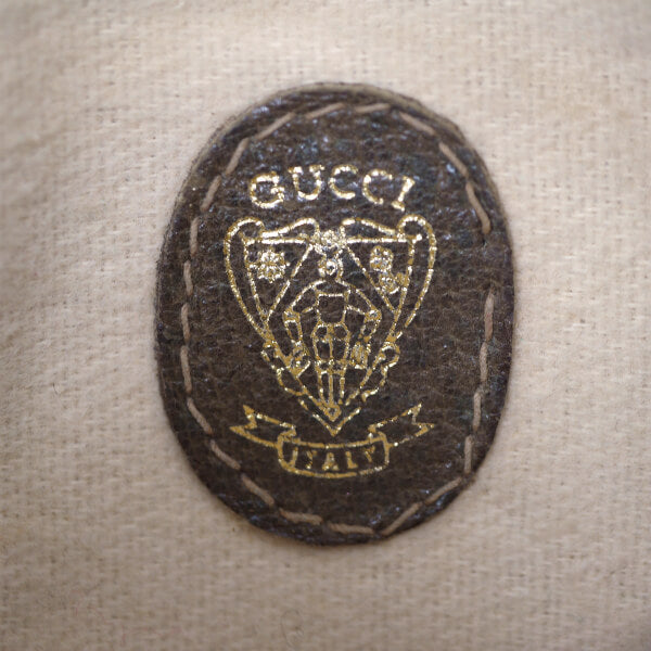 OLD Gucci　GG柄ラウンド ミニポシェット（茶）