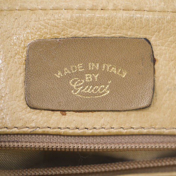 OLD Gucci マイクロGGダブルファスナーショルダー（茶）