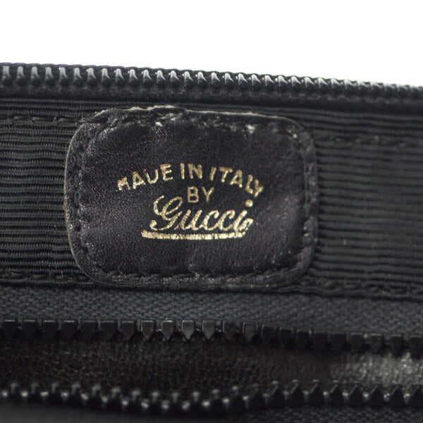 OLD Gucci　2WAY総革ビット金具ショルダー （黒）