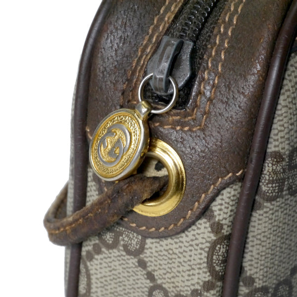 OLD Gucci　ラウンド ミニシェリーポシェット（茶）