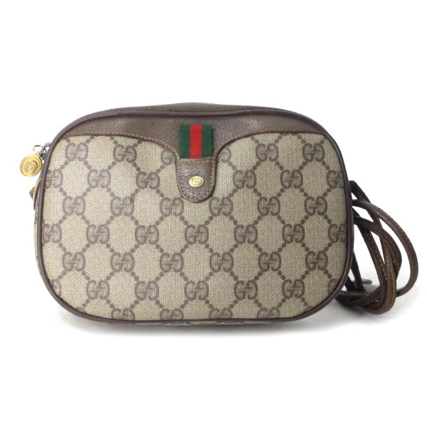 OLD Gucci　ラウンド ミニシェリーポシェット（茶）