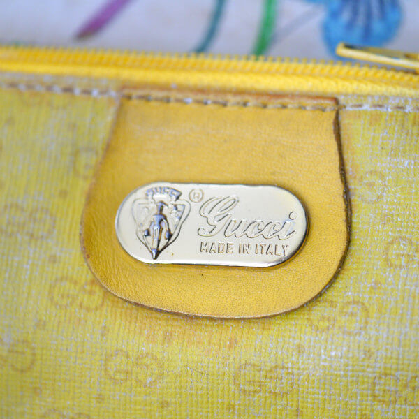 OLD Gucci フローラ柄ショルダーバッグ（黄） – Vintage Shop Rococo