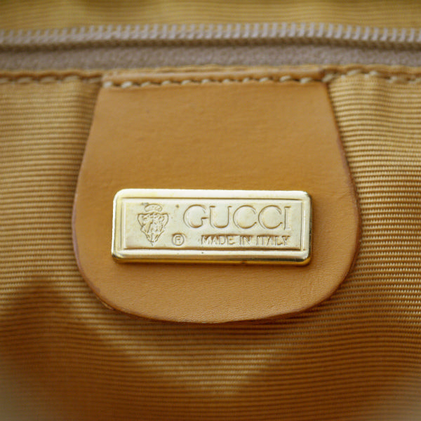 OLD Gucci マイクロGGポーチ付シェリーショルダー（キャメル）