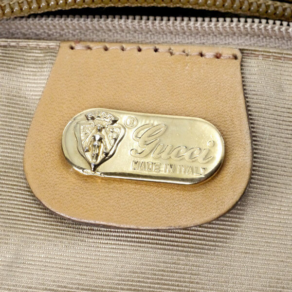 OLD Gucci マイクロGGボックス型ミニショルダー（キャメル）