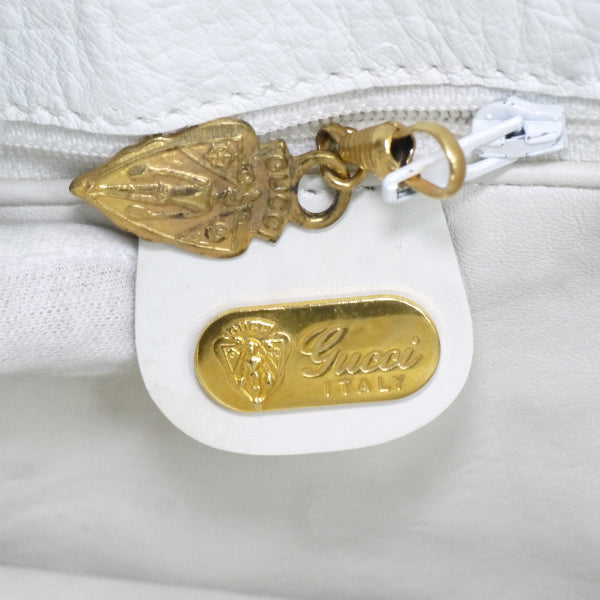 OLD Gucci　オーストリッチ2WAYポシェット（白）