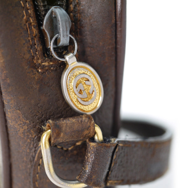 OLD Gucci　ミニシェリー定番ポシェット（茶）